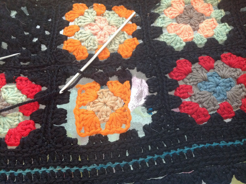 Repairing a Crochet Blanket