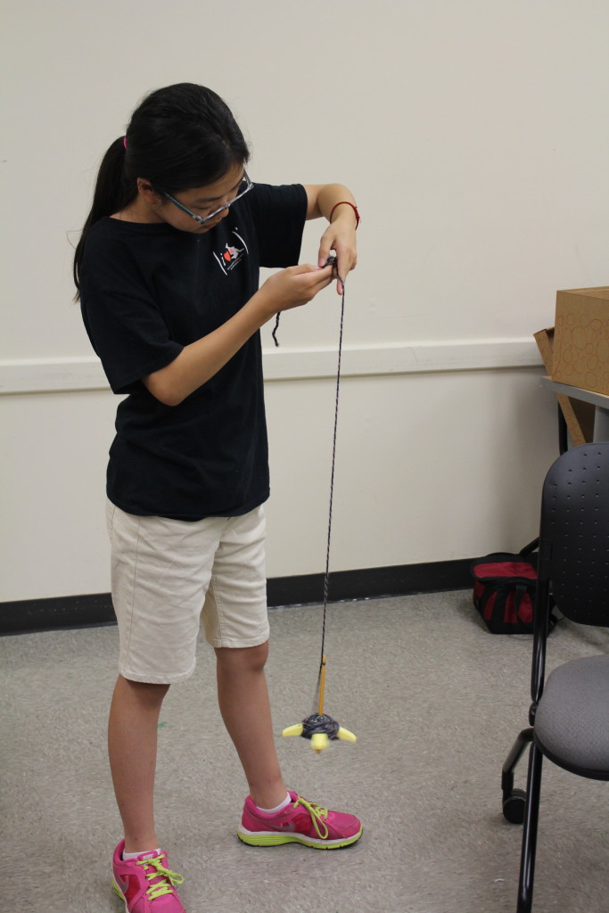 Learning to spin at summer camp